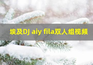 埃及DJ aiy fila双人组视频